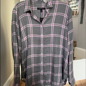 ⭐️NWT banana republic plaid top⭐️